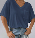 Women's Bamboo Fiber Loose-Fit Batwing T-Shirt